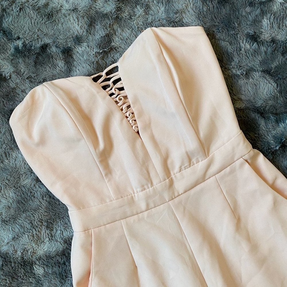 Adelyn Rae Strapless Jumpsuit - Picture 4 of 8